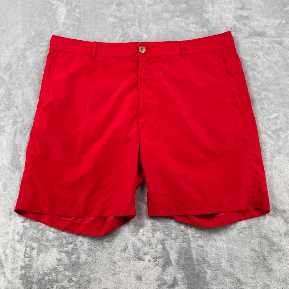 Flint and Tinder Quick-Dry Shorts Men's 38 Red Water-Repellent Finish Drawstring